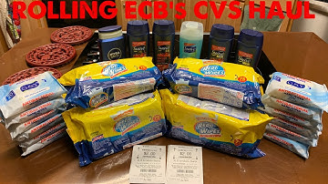 ROLLING ECB CVS HAUL!