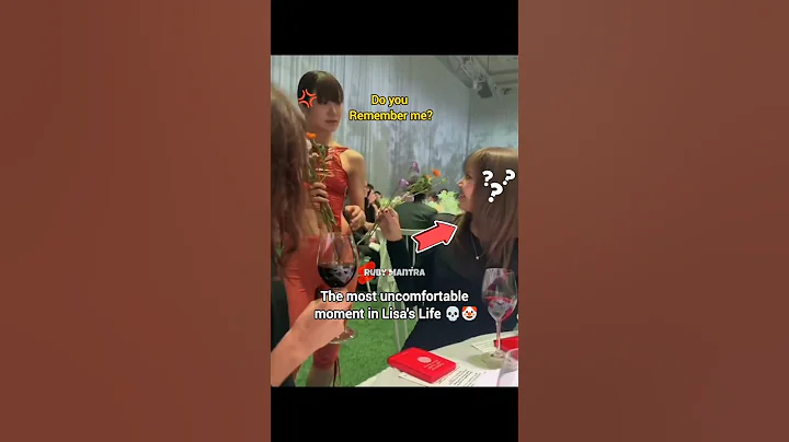 Lisa awkward moment with ex trainee 🤡 #lisa #blackpink #kpop #shorts #fyp #music #funny #viral #song