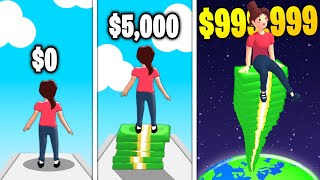 Becoming The RICHEST MILLIONAIRE In Money Run 3D!