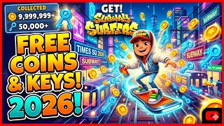 Subway Surfers Hack/Mod 2026 ✅ Unlimited Coins & Keys (iOS & Android APK)
