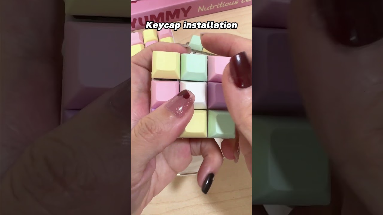 Red Switch 9-key mechanical keyboard keychain fidget toys  