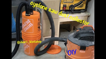 How to make cyclone saw dust collector with buckets - Inspired by Chris Notap