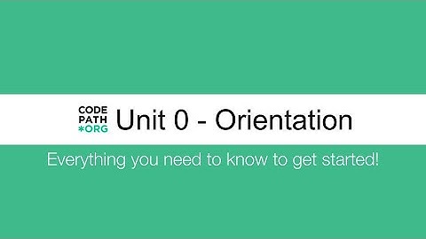 CodePath iOS TCU Fall 2021 Unit 0: Overview
