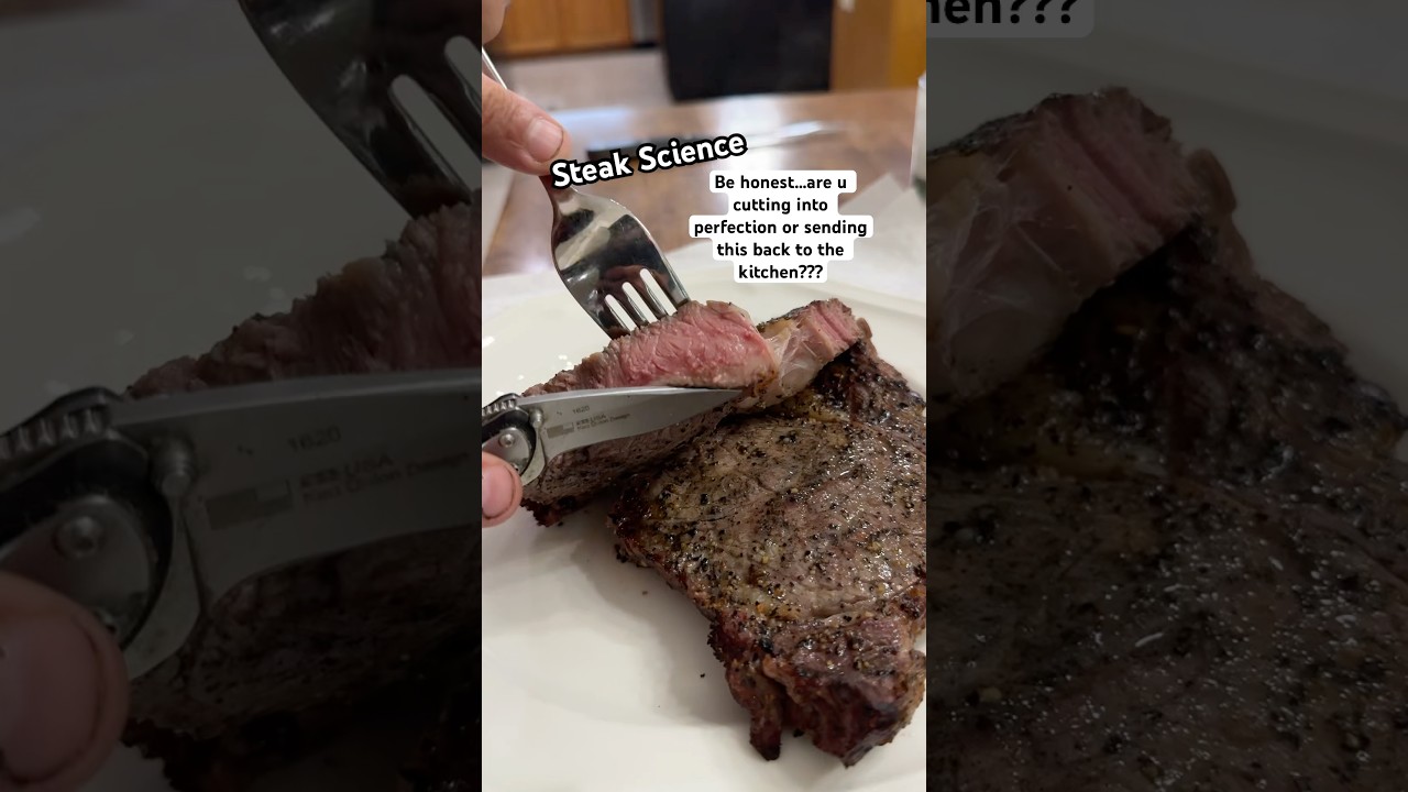 Medium rare lovers… defend your honor. Well-done people… I’ll pray for you…