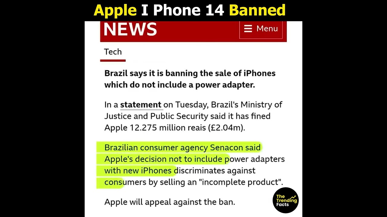 Apple i Phone 14 Banned😱🤔 