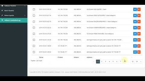 KULLANICI HAREKETLERİ (LOG)