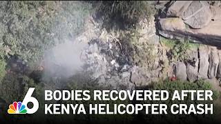 Crews start recovering bodies from Kenya helicopter site crash