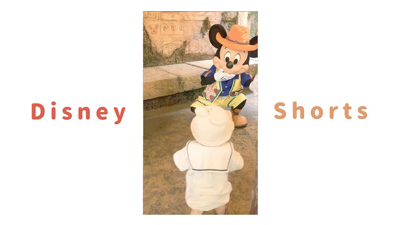 やっとミッキーに会えた ディズニーシーの魅力いっぱいの1分間 Vlog Shorts Youtube