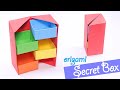 Origami secret stepper box tutorial   diy  paper craft