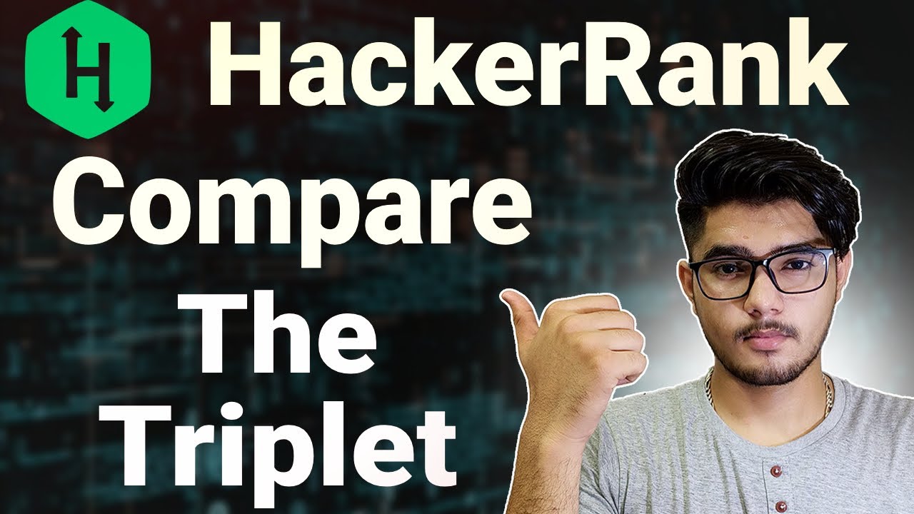 Compare the triplet hackerrank solution in c @BE A GEEK | Hindi | - YouTube