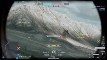 BF6, 2 attack helis destroyed with tank TOW, 1 jet attack heli TOW, 1 transporter heli tank shell