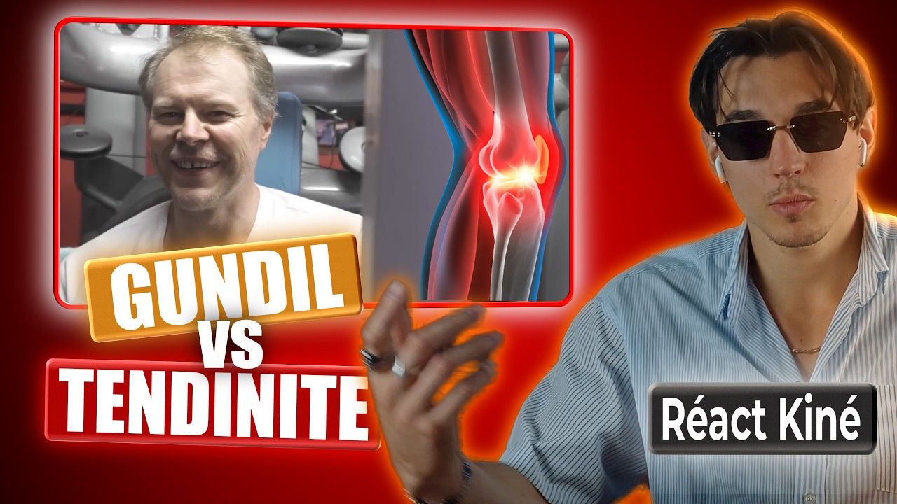Tendinite au genou : CE QUE GUNDILL NE DIT PAS ! (React NutriMuscle)