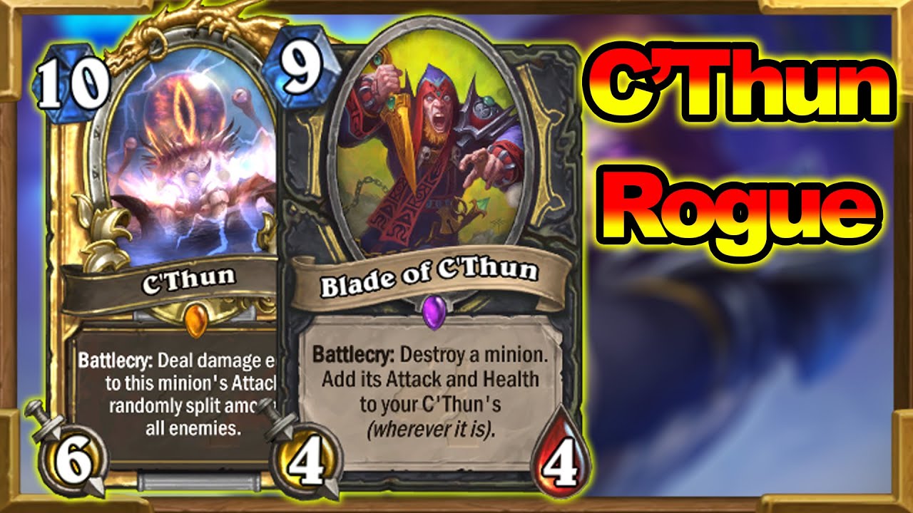 Big C Thun Double Battlecry Brann Galakrond Rogue Old Gods Edition In Wild Hearthstone Youtube
