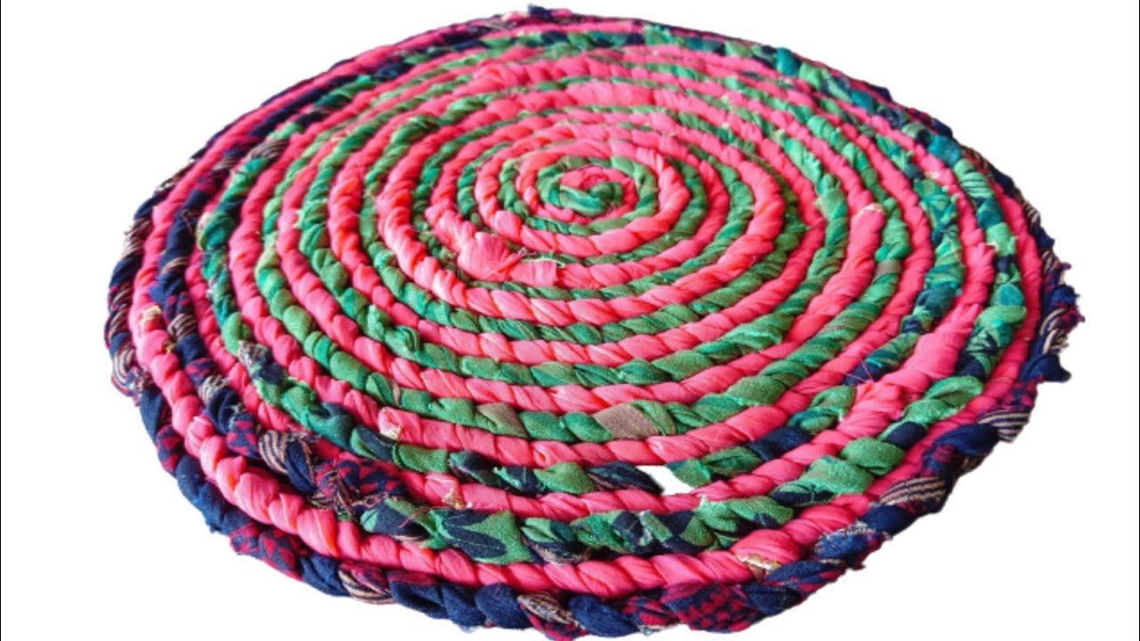 Doormat making at home with old clothes / Paydan banane ka tarika new