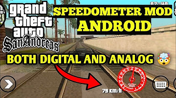 Gta san andreas Speedometer Mod Android Speedometer mod gta sa