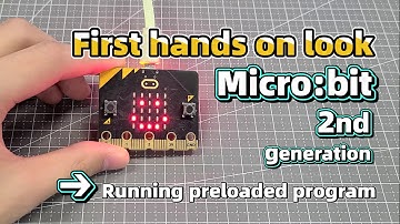 First look hands-on mircro:bit V2 😍 micro:bit 2nd generation