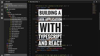 Building a Java application with TypeScript and React pt4