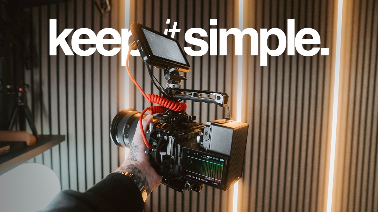 Simple handheld FX3 rig for WEDDINGS #fx3 #weddingfilmmaker #filmmaker #videographer