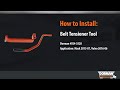 Drive Belt Tensioner Tool Drive Belt Tensioner Tool