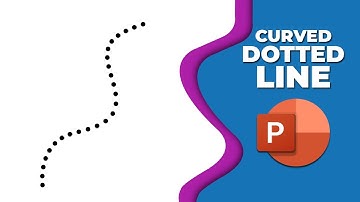 how to insert curved dotted line in PowerPoint