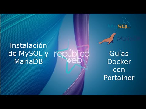 Instalación de servidores Mysql y MariaDB con Portainer y Docker-  Cursos de Desarrollo