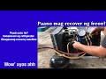 Paano mag recover ng freon/Diy recovery machine gamit ang compressor ng refrigerator.