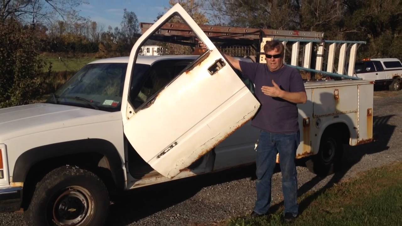 Lambo Doors On A Chevy Service Truck Youtube