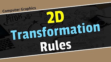 2d transformation rules explanation of computer graphics in Bangla\computer graphics Bangla tutorial