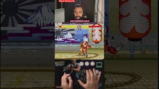 No Time to Think, Feel It and Strike - Bison vs Guile #streetfighter #retrogaming #capcom #shorts