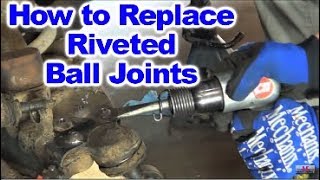 How to Replace Factory Riveted Upper and Lower Ball Joints on Dodge Dakota 2wd