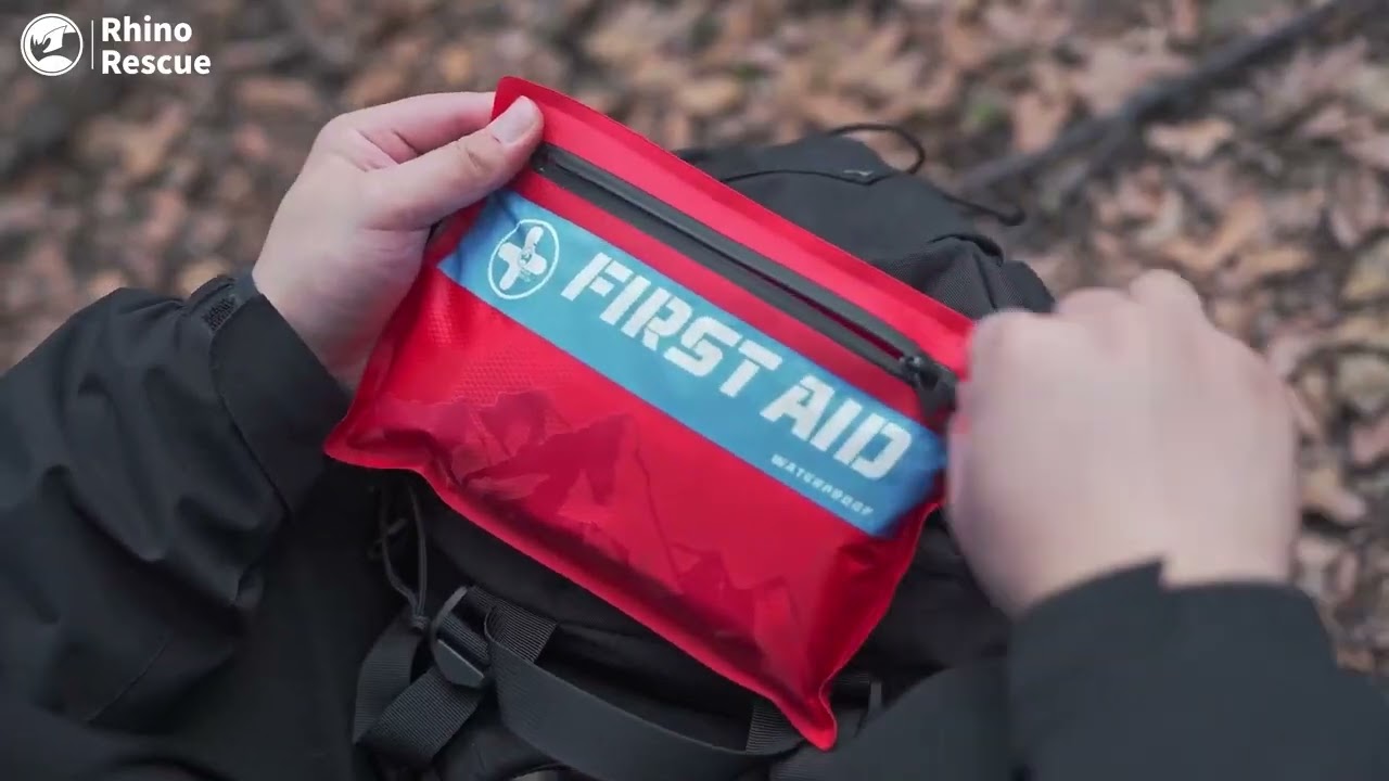 Rhino Rescue Small First Aid Kit - Ultralight Waterproof Medical Ki