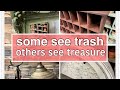 Trash to treasure  home decor