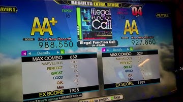 [DDR A] - Illegal Function Call ESP EXTRA SAVIOR 988,550 no bar