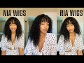 😍 NATURAL CURLY FRO WIG PERFECT FOR THIN EDGES/ALOPECIA. NO LACE NO GLUE NO BLEACHING| NiaWigs