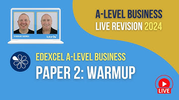 Edexcel Paper 2 Warm-up | A-Level Business Revision for 2024