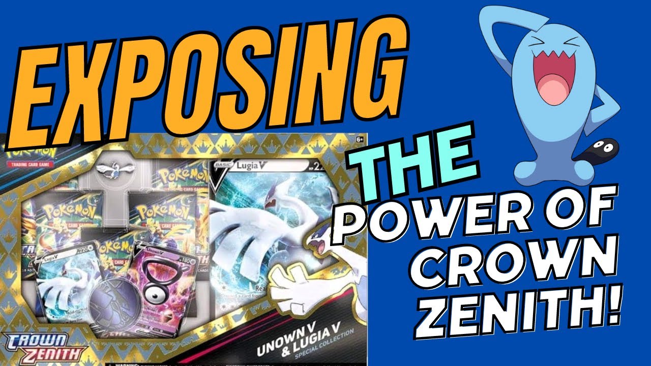 Pokemon Trading Card Game: Crown Zenith Unown V and Lugia V Special  Collection - GameStop Exclusive