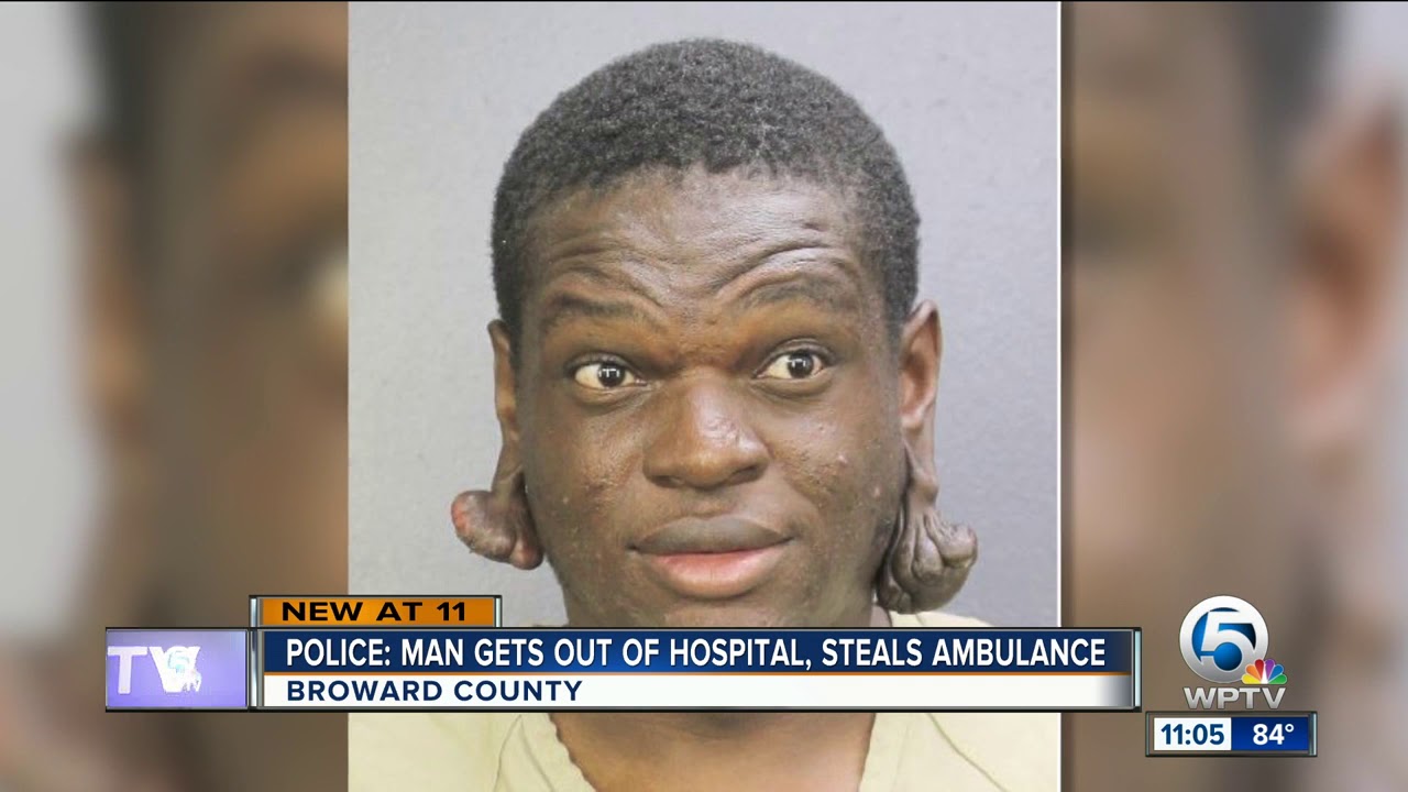 Florida man steals released from hospital, steals ambulance - YouTube