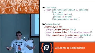 Introducing structure in Clojure - Jan Stepien - Codemotion Milan 2017