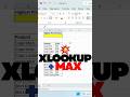 Excel XLOOKUP Magic! 🎯 #excel #excelformula #dataanlysis #exceltricks #xlookup