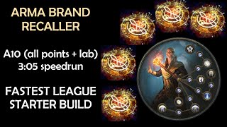 3:05 Arma Brand Recaller // Act 10 Speedrun (all points + lab) [Path of Exile 3.21]