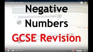 Negative numbers - GCSE Revision - Quick Maths Academy