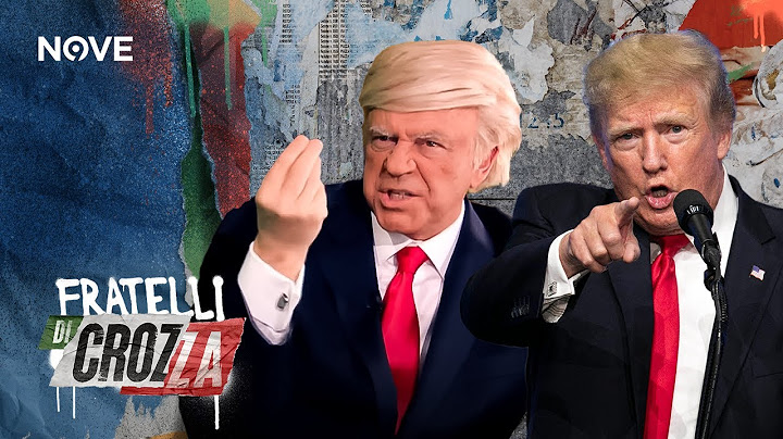 Maurizio Crozza e Donald Trump: il monologo più il personaggio