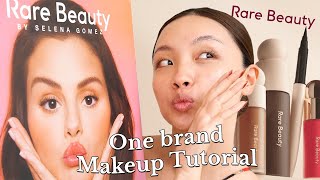 RARE BEAUTY One Brand Makeup Tutorial | Mana yang worth to buy?? 🤔 JANGAN BELI SEBELUM NONTON!!!