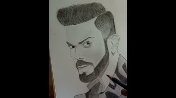 How to draw original Mustache & Beard for beginners