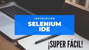 Instalar Selenium IDE | Automatización de pruebas con selenium