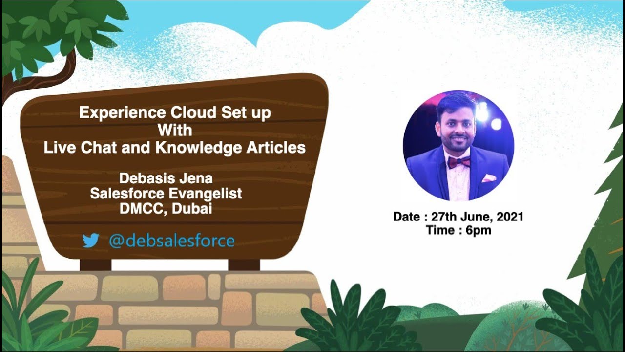 Experience Cloud Site Setup With Live chat and Knowledge Articles - YouTube