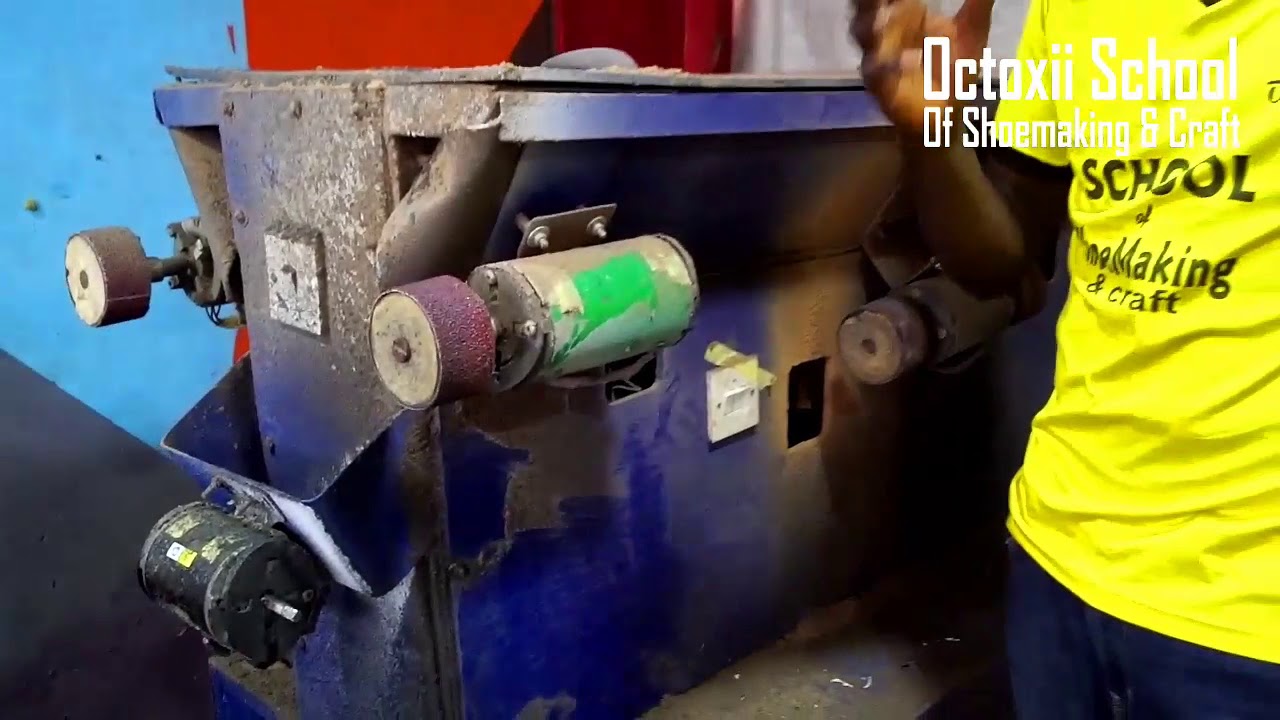 bentch grinder essentials shoemaking machine (online shoemaking & craft course 14)