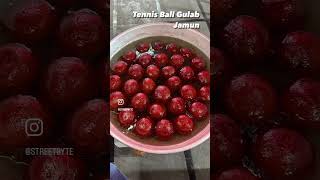 Gulab Jamun size of a Tennis Ball 🎾 | #streetbyte | Sai Baba Vari Teepi Kaburu #hyderabadfood