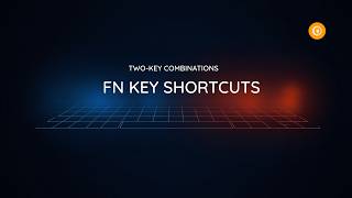 Function Key shortcuts using two-key combinations