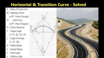 How to Calculate Horizontal Curve and Transition Curve | Setting Out Transition Curve in Field